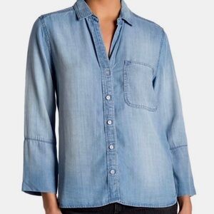 Cloth & Stone Anthropologie tencel button down shirt